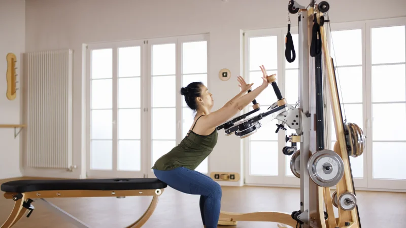 GYROTONIC Ultima XS Pulley Tower at Relevé Studio Sheung Wan - Specialized movement equipment in Hong Kong boutique studio